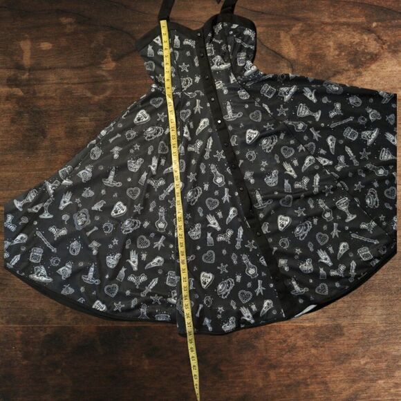 Restyle Witchy Goth Ouija Dress NWT - Picture 7 of 9